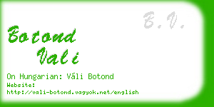 botond vali business card